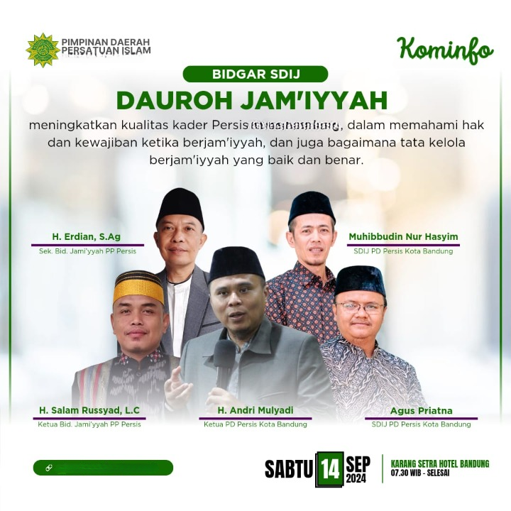 Dauroh Jamiyyah SDIJ PD PERSIS Provinsi Riau